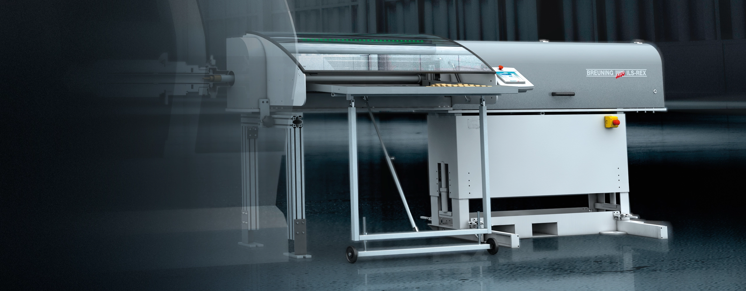 Automatisches Entladesystem an einer CNC-Drehmaschine